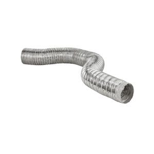 Flexible Aluminum Semi-Rigid HVAC Duct (Crimp-Lock) - One End Crimped - Extended