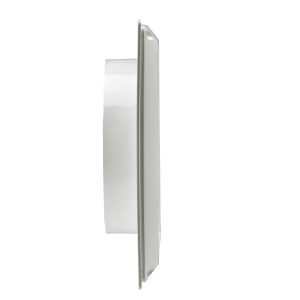 5 White Plastic Louvered Vent - Item #360W