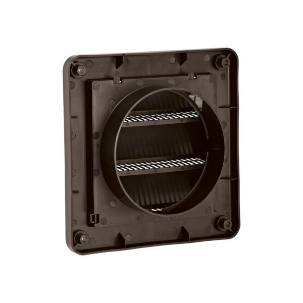 Plastic Fresh Air Intake Vent (Rain Guard) - Removable Screen - Back