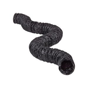 Flexible Black Vinyl (PVC) Duct