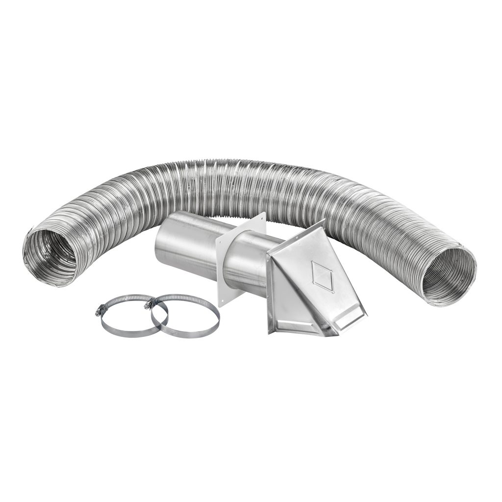 Clothes Dryer Exhaust Wall All Metal Vent Kit - Item #349UL