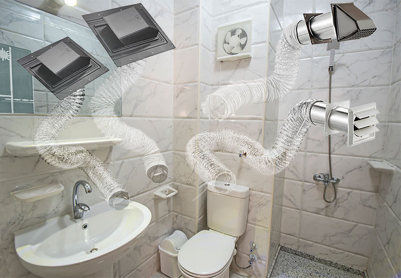 Bathroom Vents Fan Shower Toilet Duct