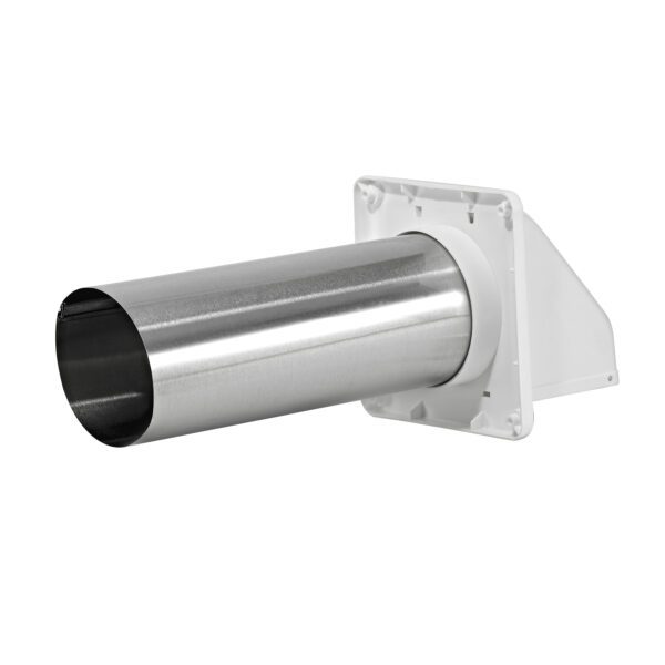 4 inch Wall Exhaust Hood Dryer Vent - 11 inch Pipe - Back