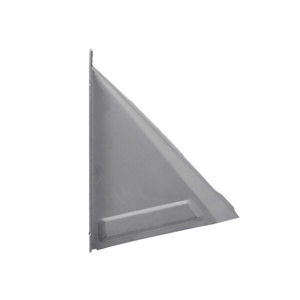 Paint Grade Galvanized Steel Wall Exhaust Hood Bath Fan Vent - Damper - Screen - Flush Mount - Side